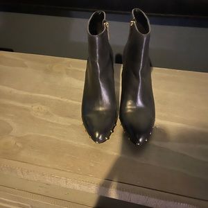 BCBG Black leather boots